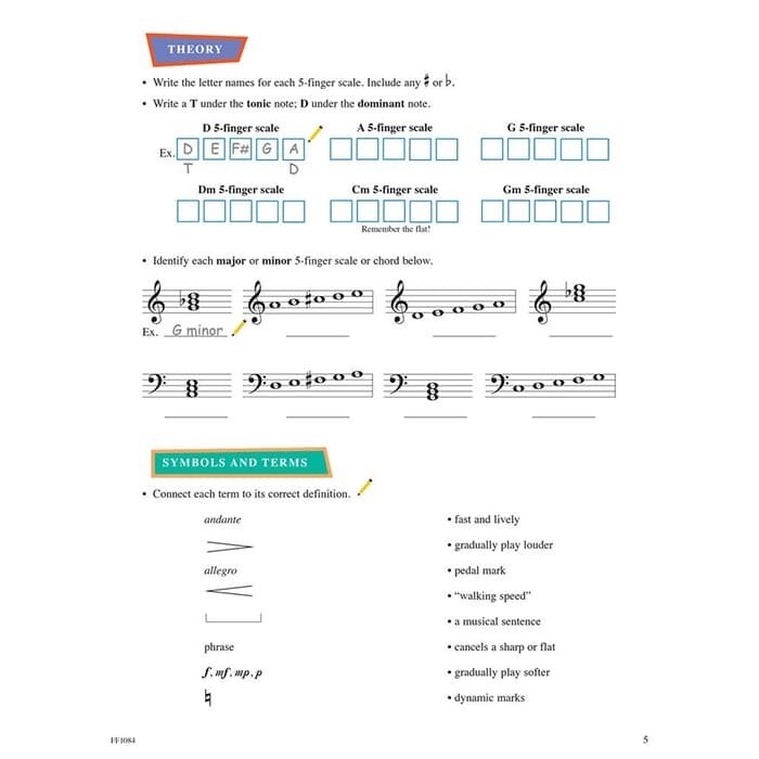 Piano Adventure All-In-Two Level 2B Lesson/Theory