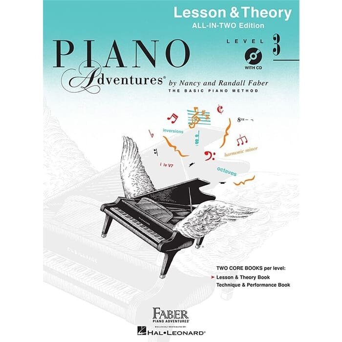Piano Adventures All-In-Two Level 3 Lesson/Th +CD