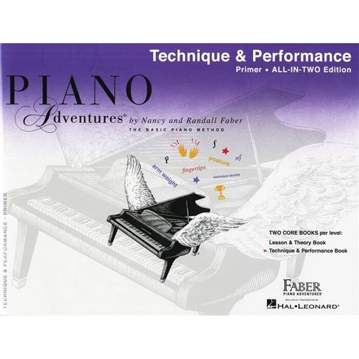 Piano Adventures: All-In-Two Primer Tech. and Preformance Book - Primer Level