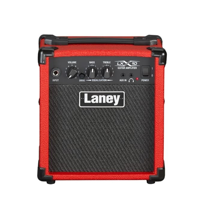 Laney LX Series LX10 - Guitar Combo Amp - 10W - 5 Inch Woofer - Red