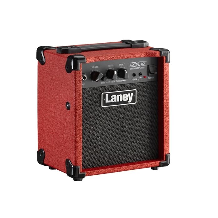 Laney LX Series LX10 - Guitar Combo Amp - 10W - 5 Inch Woofer - Red