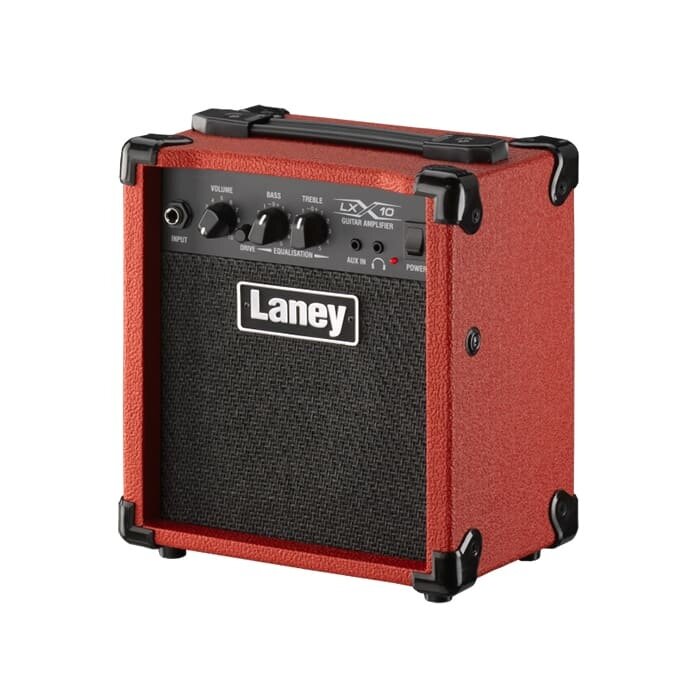 Laney LX Series LX10 - Guitar Combo Amp - 10W - 5 Inch Woofer - Red