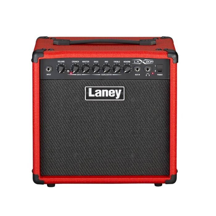 Laney LX Series LX20R - Guitar Combo Amp - 20W - 8 Inch Woofer Reverb Red