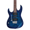 Ibanez GRX70QAL-TBB Quilted Maple Art Grain Electric Guitar Transparent Blue Burst