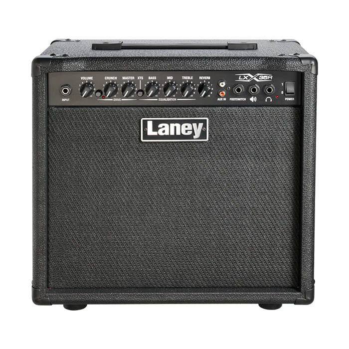 Laney LX Series LX35R - Guitar Combo Amp - 35W - 10 Inch Woofer Reverb Black