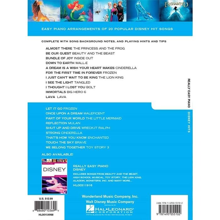 Really Easy Piano Disney Hits (New Version)