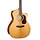 Gold A6 W/ Case Natural Electric Acoustic Guitar