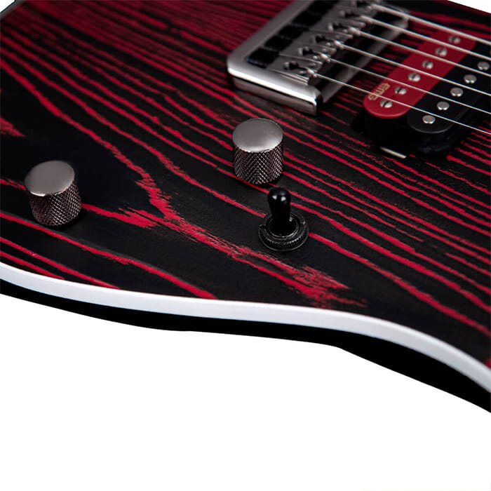 Cort KX300 Etched EBR Black Red Electric Guitar