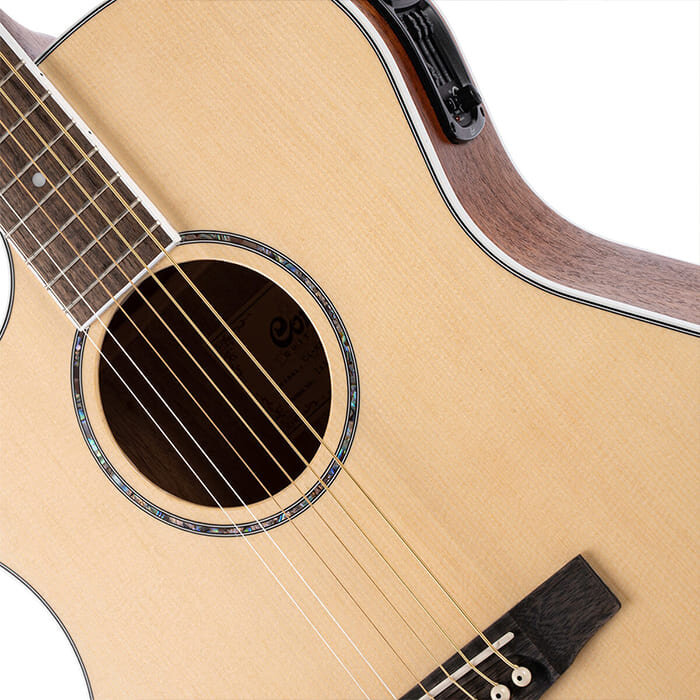 Cort GA Medx Lefthanded Open Pore Acoustic-Electric Guitar