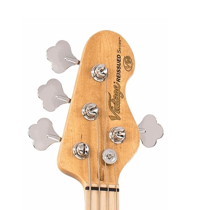 Vintage V964 Active Bass Guitar Natural