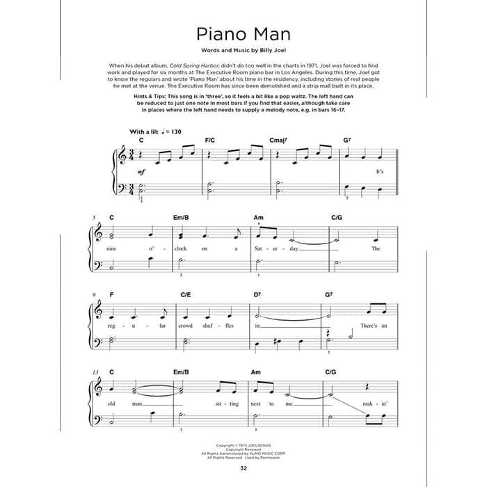 Really Easy Piano: Billy Joel