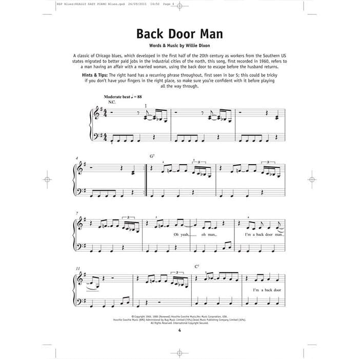 Really Easy Piano: Blues