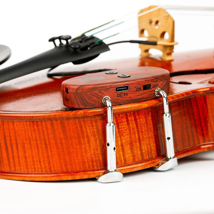 KNA Portable Violin/Viola Wireless 2.4 GHZ UHF Piezo Pickup