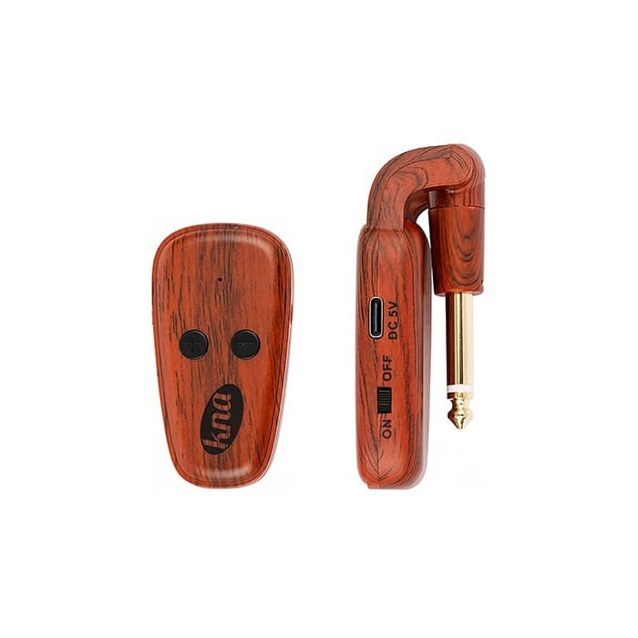 KNA Portable Steel String Acoustic Wireless 2.4 GHZ UHF Piezo Pickup