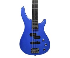Chord CCB90-MBL Electric Bass Guitar Metallic Blue