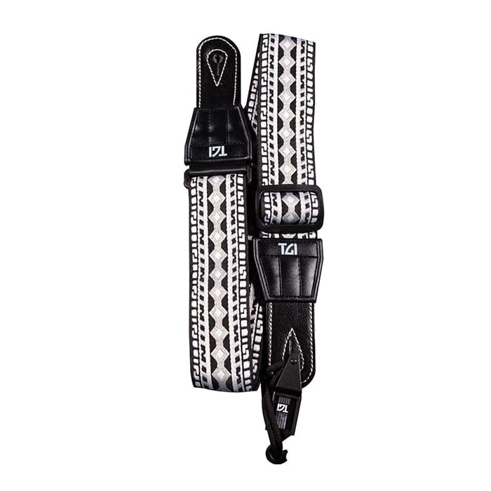 TGI Guitar Strap WOVEN SeriesTGI Guitar Strap WOVEN Series Aztech Stitch Black/White Aztech Stitch Black/White