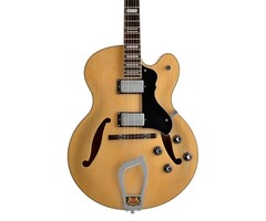 Hagstrom HJ500 Hallow Body Electric Guitar Natural