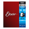 Elixir Banjo String Polyweb Nickel Medium 10-23 & 10