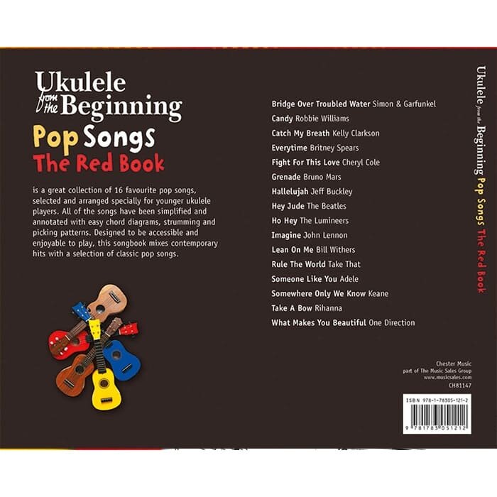 Ukulele From The Beginning Pop Songs The Red Book Uke Book