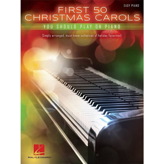 First 50 Christmas Carols Easy Piano