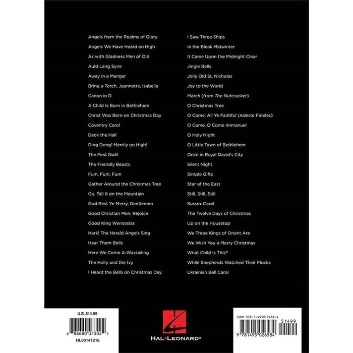 First 50 Christmas Carols Easy Piano