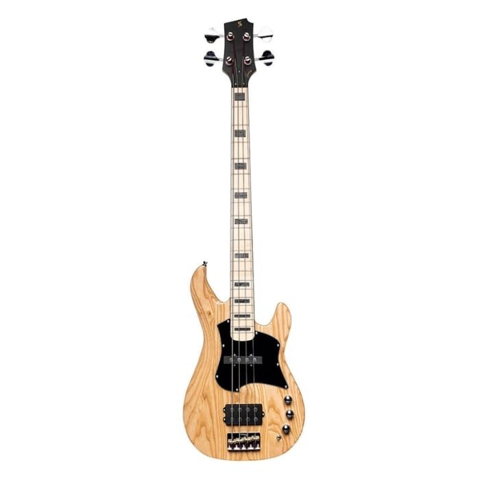 Stagg Electric Bass Guitar Silveray J Style Nat