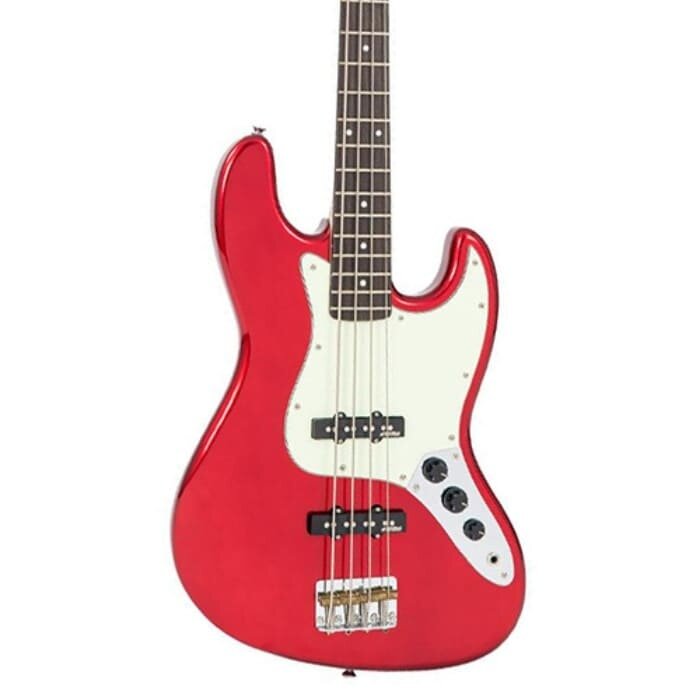 Vintage VJ74 Bass Candy Apple Red