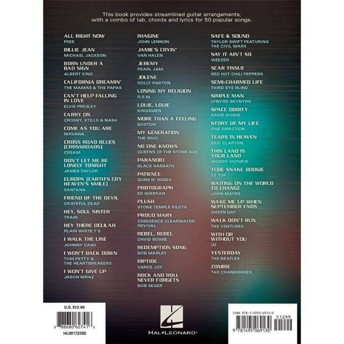 More Simple Songs The Easiest Easy Guitar Songbook Ever Gtr Tab Book