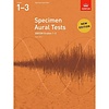 ABRSM Specimen Aural Tests - Grades 1-3 (2011+) Book Only