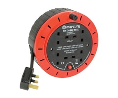 Mercury 4-Gang 5M Extension Reels With Thermal Cut Out