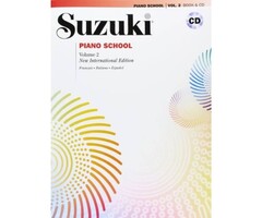 Suzuki Piano School - Volume 2 (New International Edition Book + CD)