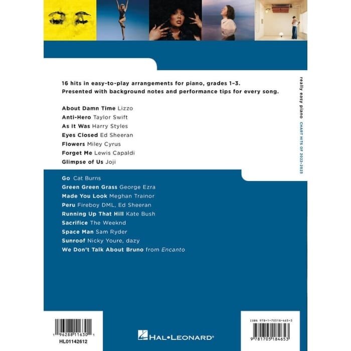 Really Easy Piano: Chart Hits of  2022-2023