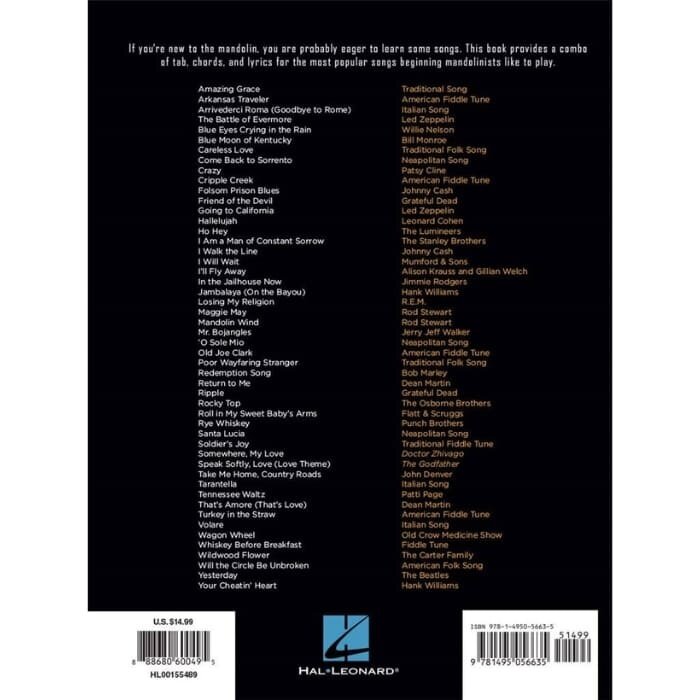 First 50 Songs You Should Play On Mandolin