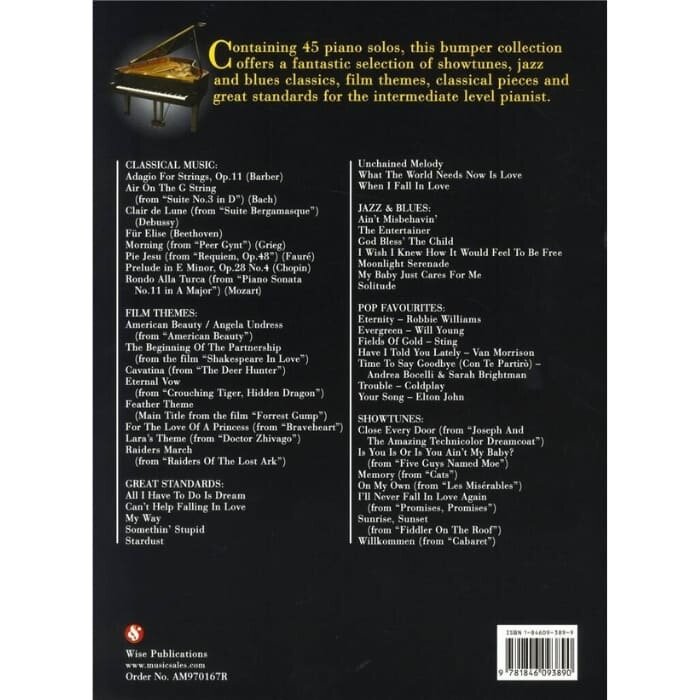 Great Piano Solos The Black Book Revised Edition Pf Book