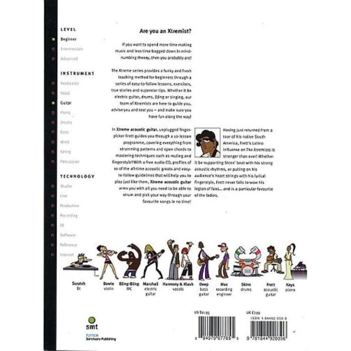 Xtreme Acoustic Guitar Gtr Book/CD Dno