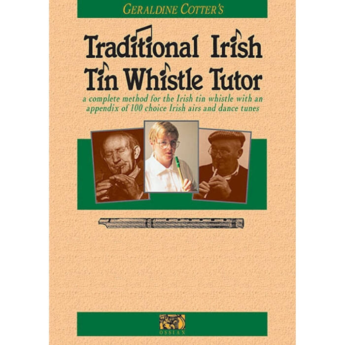Cotter Geraldine Traditional Irish Tin Whistle Tutor Pwh Book