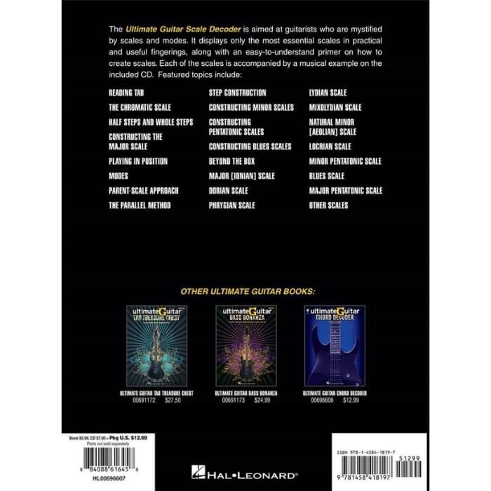 Ultimate Guitar Scale Decoder