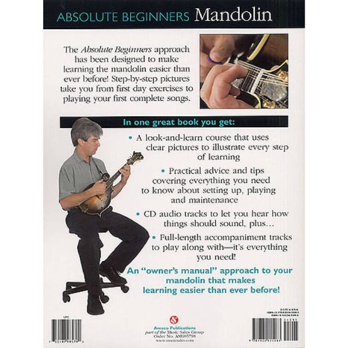 Absolute Beginners Mandolin Book/Cd