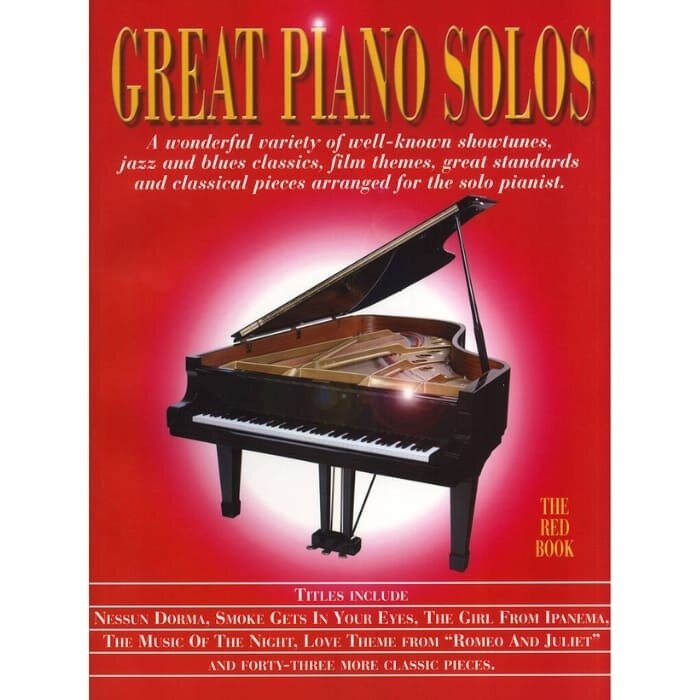 Great Piano Solos The Red Book Piano Book