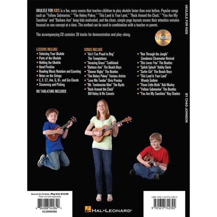 Hal Leonard Ukulele Method Ukulele For Kids Uke Bk/Cd