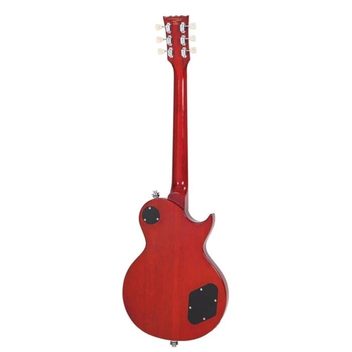 Vintage Vintage V100AFD Reissued Electric Guitar Lef Hand Paradise Flamed Amber