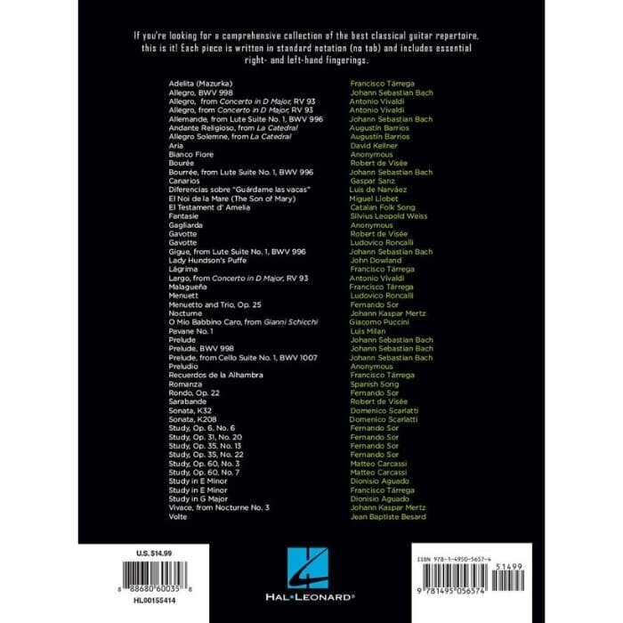 First 50 Classical Pieces You Should Play On Guitar