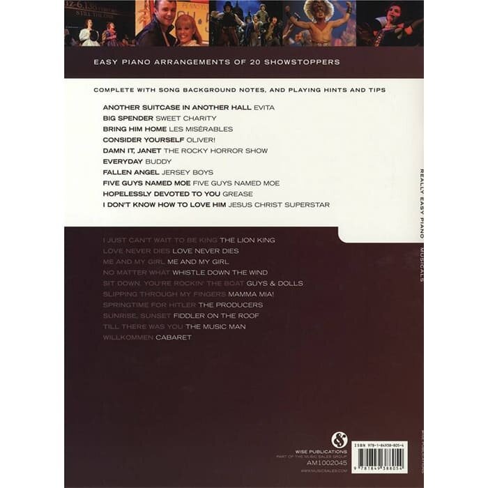 Really Easy Piano: Musicals