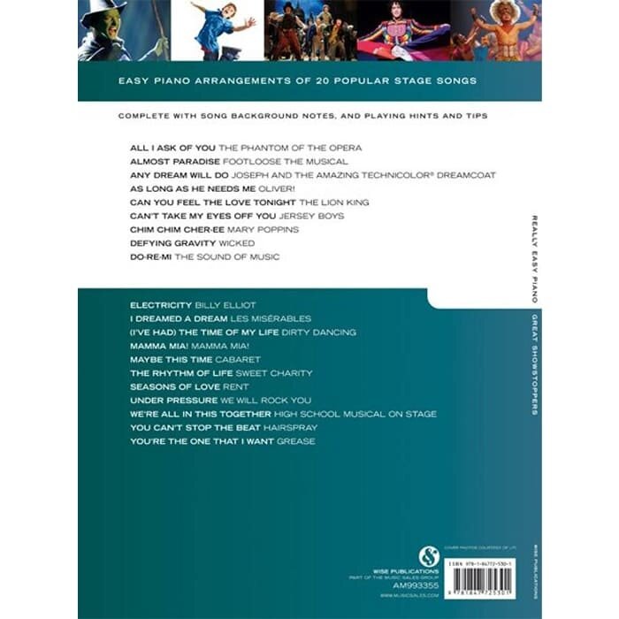 Really Easy Piano Great Showstoppers – 2O Stage Favourites