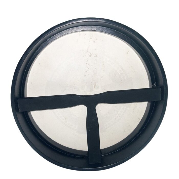 Koda Bodhran 12”x3” Black - Ireland Shamrock with Bag & Beater