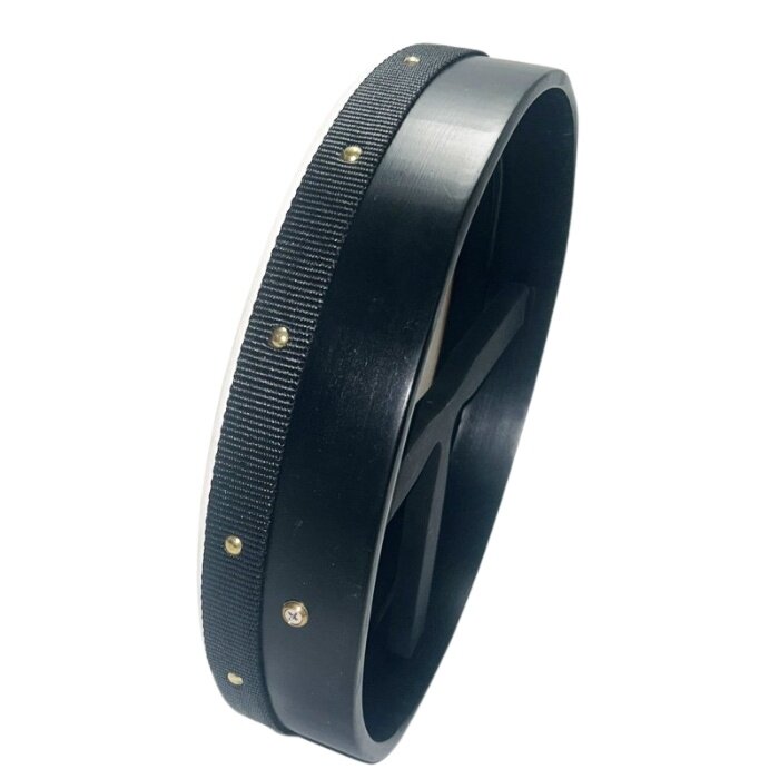 Koda Bodhran 12”x3” Black - Ireland Shamrock with Bag & Beater