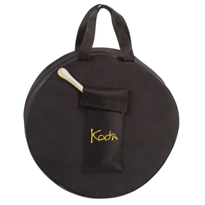 Koda Bodhran 12”x3” Black - Ireland Shamrock with Bag & Beater