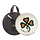 Bodhran 12”x3” Black - Ireland Shamrock with Bag & Beater