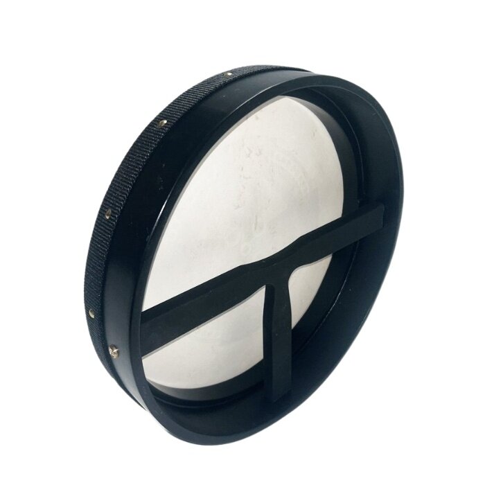 Koda Bodhran 12”x3” Black - Claddagh with Bag & Beater