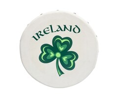 Koda Bodhran 8”x1 1⁄2” Natural - Shamrock Ireland with Beater